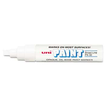 SANFORD uni-Paint Marker, Broad Tip, White