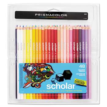 SANFORD Scholar Colored Pencil Set, HB, 48 Assorted Colors/Set