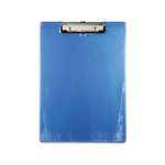 SAUNDERS MFG. CO., INC. Plastic Clipboard, 1/2" Capacity, 8 1/2 x 12 Sheets, Ice Blue