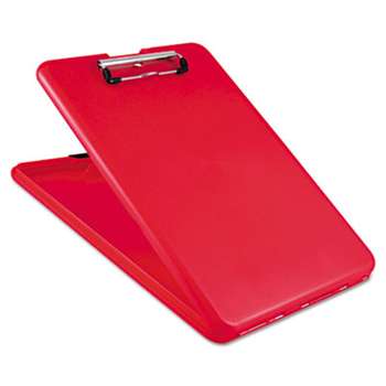 SAUNDERS MFG. CO., INC. SlimMate Storage Clipboard, 1/2" Clip Cap, 8 1/2 x 11 Sheets, Red