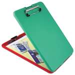 SAUNDERS MFG. CO., INC. SlimMate Show2Know Safety Organizer, 1/2" Clip Cap, 9 x 11 3/4 Sheets, Red/Green