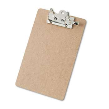 SAUNDERS MFG. CO., INC. Arch Clipboard, 2" Capacity, Holds 8 1/2"w x 12"h, Brown