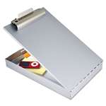 SAUNDERS MFG. CO., INC. Redi-Rite Aluminum Storage Clipboard, 1" Clip Cap, 8 1/2 x 12 Sheets, Silver