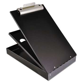 SAUNDERS MFG. CO., INC. Cruiser Mate Aluminum Storage Clipboard, 1 1/2" Clip, 8 1/2 x 12 Sheets, Black