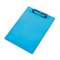 SAUNDERS MFG. CO., INC. Acrylic Clipboard, 1/2" Capacity, Holds 8-1/2w x 12h, Transparent Blue