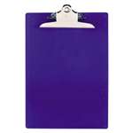 SAUNDERS MFG. CO., INC. Recycled Plastic Clipboards, 1" Clip Cap, 8 1/2 x 12 Sheets, Blue
