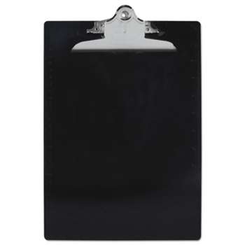 SAUNDERS MFG. CO., INC. Recycled Plastic Clipboards, 1" Clip Cap, 8 1/2 x 12 Sheets, Black