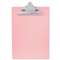 SAUNDERS MFG. CO., INC. Recycled Plastic Clipboard with Ruler Edge, 1" Clip Cap, 8 1/2 x 12 Sheets, Pink