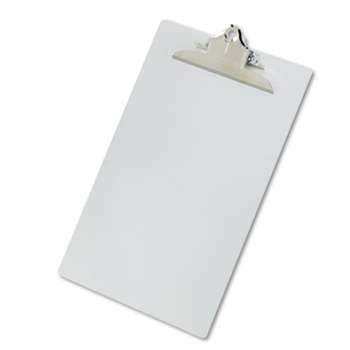 SAUNDERS MFG. CO., INC. Aluminum Clipboard w/High-Capacity Clip, 1" Clip Cap, 8 1/2 x 14 Sheets, Silver