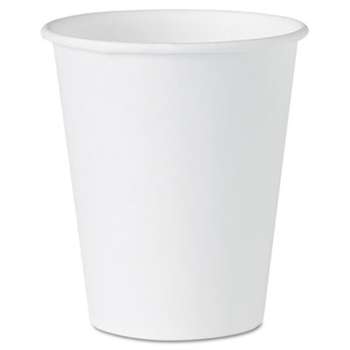 SOLO CUPS White Paper Water Cups, 4oz, White, 100/Pack