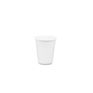 SOLO CUPS White Paper Water Cups, 3oz, 100/Bag, 50 Bags/Carton