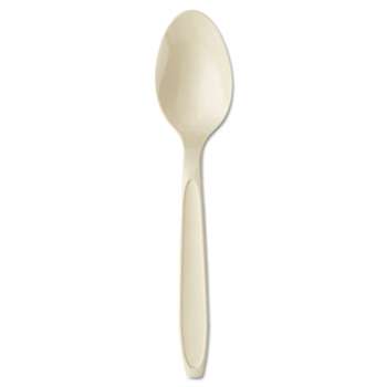 SOLO CUPS Reliance Mediumweight Cutlery, Teaspoon, Champagne, 1000/Carton