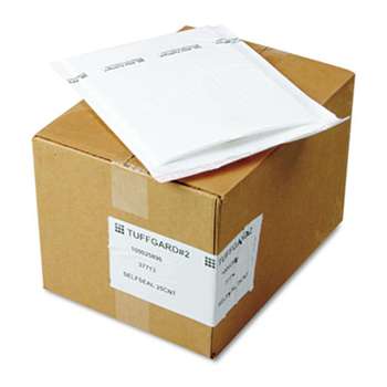 ANLE PAPER/SEALED AIR CORP. Jiffy TuffGard Self-Seal Cushioned Mailer, #2, 8 1/2 x 12, White, 25/Carton