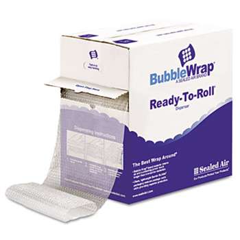 ANLE PAPER/SEALED AIR CORP. Bubble Wrap? Cushion Bubble Roll, 1/2" Thick, 12" x 65ft
