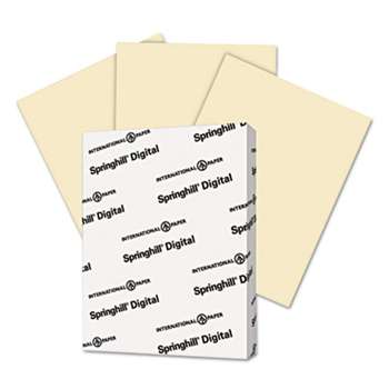 INTERNATIONAL PAPER Digital Index Color Card Stock, 90 lb, 8 1/2 x 11, Ivory, 250 Sheets/Pack