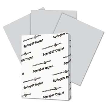 INTERNATIONAL PAPER Digital Vellum Bristol Color Cover, 110 lb, 8 1/2 x 11, Gray, 250 Sheets/Pack
