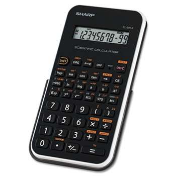 SHARP ELECTRONICS EL-501XBWH Scientific Calculator, 10-Digit LCD