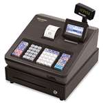 SHARP ELECTRONICS XE Series Electronic Cash Register, Thermal Printer, 2500 Lookup, 25 Clerks, LCD