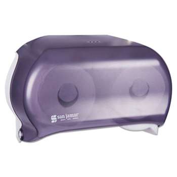 THE COLMAN GROUP, INC VersaTwin Tissue Dispenser, 8 x 5 3/4 x 12 3/4, Transparent Black Pearl