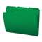 SMEAD MANUFACTURING CO. Waterproof Poly File Folders, 1/3 Cut Top Tab, Letter, Green, 24/Box