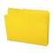 SMEAD MANUFACTURING CO. Waterproof Poly File Folders, 1/3 Cut Top Tab, Letter, Yellow, 24/Box