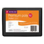 SMEAD MANUFACTURING CO. Poly Premium Wallets, 5 1/4" Exp, Letter, Black