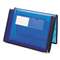 SMEAD MANUFACTURING CO. 2" Exp Ultracolor Wallet, Poly, Letter, Translucent Blue