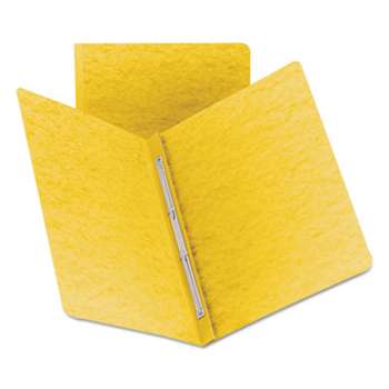 SMEAD MANUFACTURING CO. Side Opening PressGuard Report Cover, Prong Fastener, Letter, Yellow