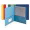 SMEAD MANUFACTURING CO. Two-Pocket Folder, Textured Paper, Assorted, 25/Box