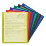 SMEAD MANUFACTURING CO. Poly Side-Load Envelopes, 1 1/4" Exp, Letter, Six Colors, 6/Pack