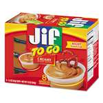 J.M. SMUCKER CO. Spreads, Creamy Peanut Butter, 1.5 oz Cup, 8/Box