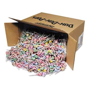 SPANGLER CANDY COMPANY Dum-Dum-Pops, Assorted Flavors, Individually Wrapped, Bulk 30lb Carton