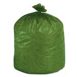 STOUT EcoSafe-6400 Compostable Compost Bags, 13gal, .85mil, 24 x 30, Green, 45/Box