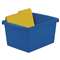 STOREX Storage Bins, 10 x 12 5/8 x 7 3/4, 4 Gallon, Assorted Color, Plastic