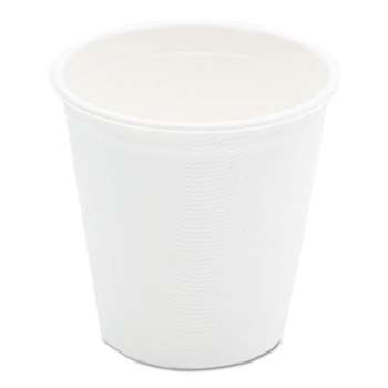 SAVANNAH SUPPLIES INC. Compostable Sugarcane Bagasse Hot Cups, 12oz, White, 50/Pack