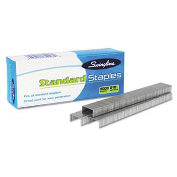 ACCO BRANDS, INC. S.F. 1 Standard Economy Chisel Point 210 Full-Strip Staples, 5000/Box