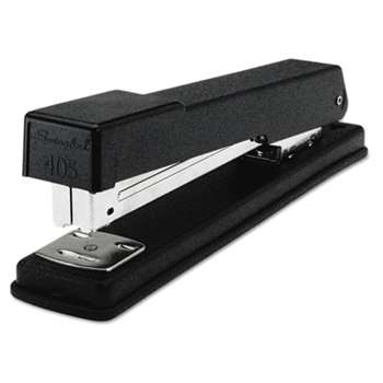 ACCO BRANDS, INC. Light-Duty Full Strip Desk Stapler, 20-Sheet Capacity, Black