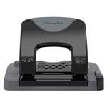 ACCO BRANDS, INC. 20-Sheet SmartTouch Two-Hole Punch, 9/32" Holes, Black/Gray