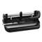 ACCO BRANDS, INC. 32-Sheet Lever Handle Two-to-Seven-Hole Punch, 9/32" Holes, Black