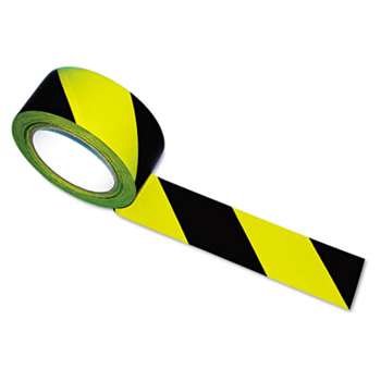 TATCO Hazard Marking Aisle Tape, 2w x 108ft Roll