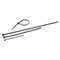 TATCO Nylon Cable Ties, 11 x 3/16, 50 lb, 500/Pack, Black