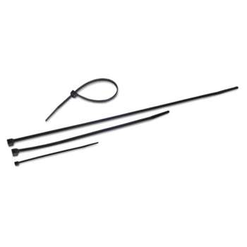 TATCO Nylon Cable Ties, 11 x 3/16, 50 lb, 500/Pack, Black