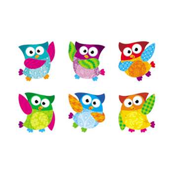 TREND ENTERPRISES, INC. Classic Accents Variety Pack, Owl-Stars, 6 x 7.88