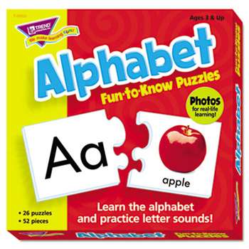 TREND ENTERPRISES, INC. Fun to Know Puzzles, Alphabet