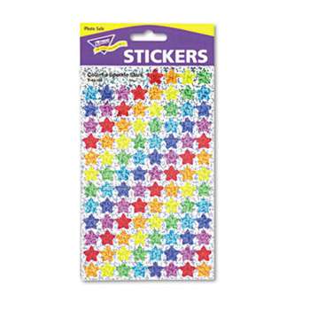 TREND ENTERPRISES, INC. SuperSpots and SuperShapes Sticker Variety Packs, Sparkle Stars, 1,300/Pack