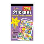 TREND ENTERPRISES, INC. Sticker Assortment Pack, Super Stars and Smiles, 738 Stickers/Pad