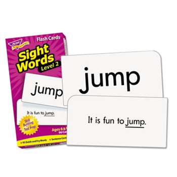 TREND ENTERPRISES, INC. Skill Drill Flash Cards, 3 x 6, Sight Words Set 2