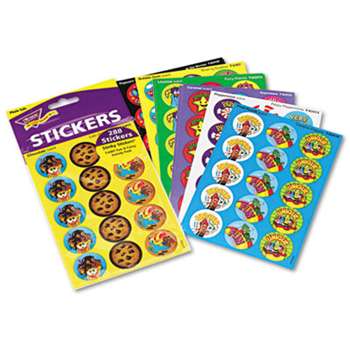 TREND ENTERPRISES, INC. Stinky Stickers Variety Pack, Colorful Favorites, 300/Pack