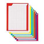 TREND T73901 Vertical Incentive Chart Pack, 22w x 28h, 8 Assorted Colors, 8/Pack