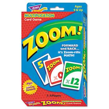 TREND ENTERPRISES, INC. Zoom Math Card Game, Ages 9 and Up